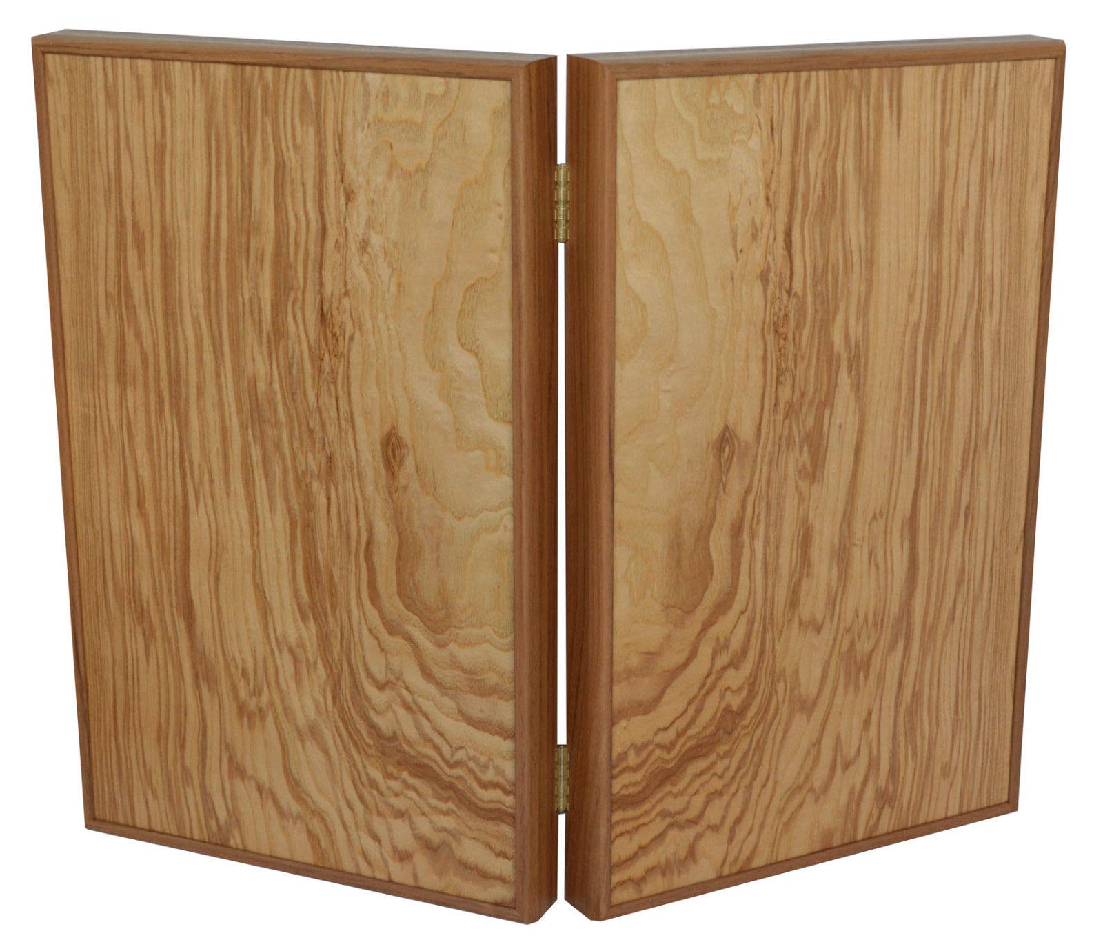 Manopoulos - Jeu de Backgammon en Bois d'Olive - Fabriqué à la Main en Grèce - Pions en Bois d'Olive - Pour 6 Joueurs à partir de 6 Ans