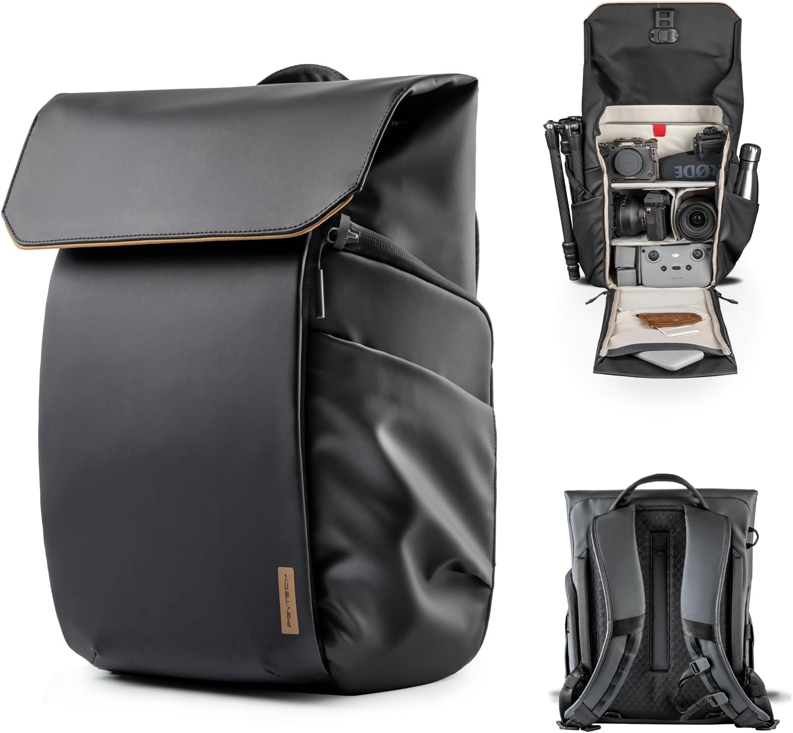 Nikon A 1000 Zaino Fotocamera Impermeabile Per Reflex Canon, Nikon, Sony - Custodia A Tra Colla DSLR Zaino Fotocamera Tracolla Impermeabile - Foto 2