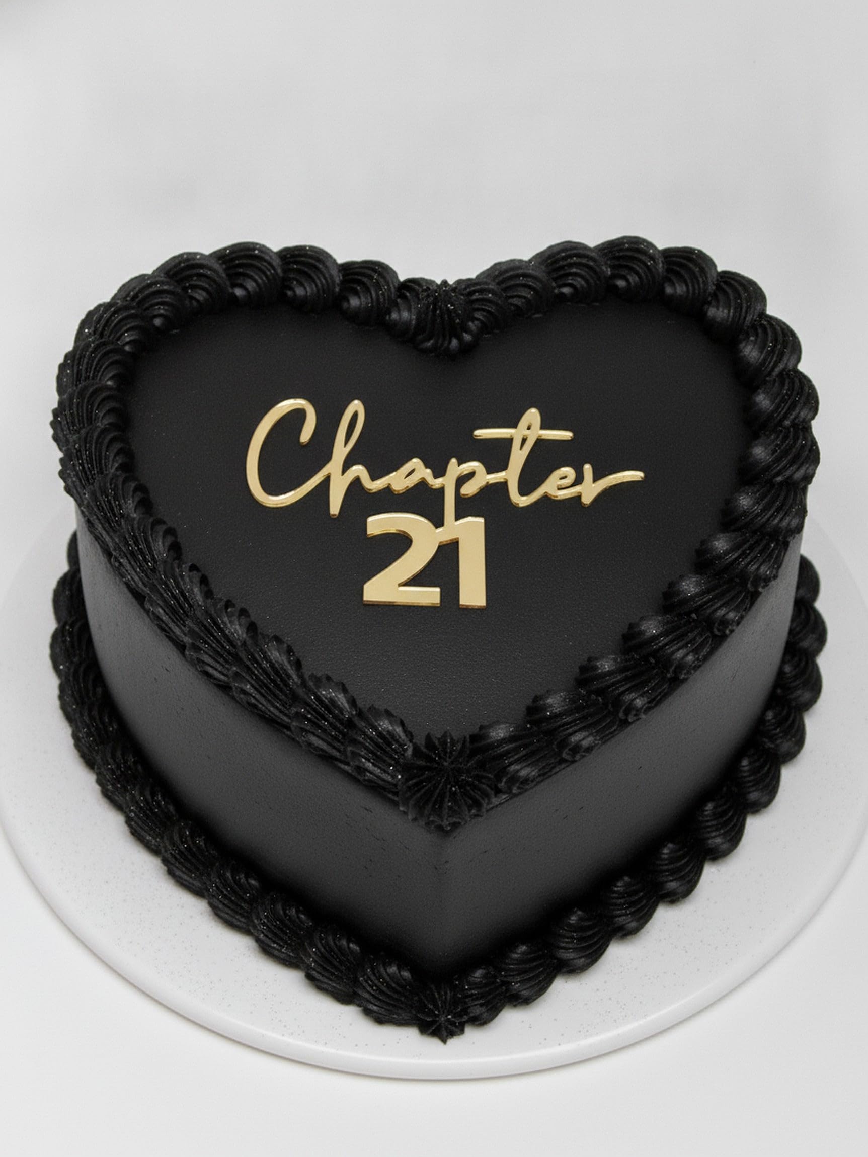 C708 Chapter 21 Cake Topper, Acrylic Funny 21 Years Old Party Décor, Happy 21st Birthday Cake Topper for Girls & Boys, Cheers to 21 Years Old 21st Birthday Wedding Anniversary