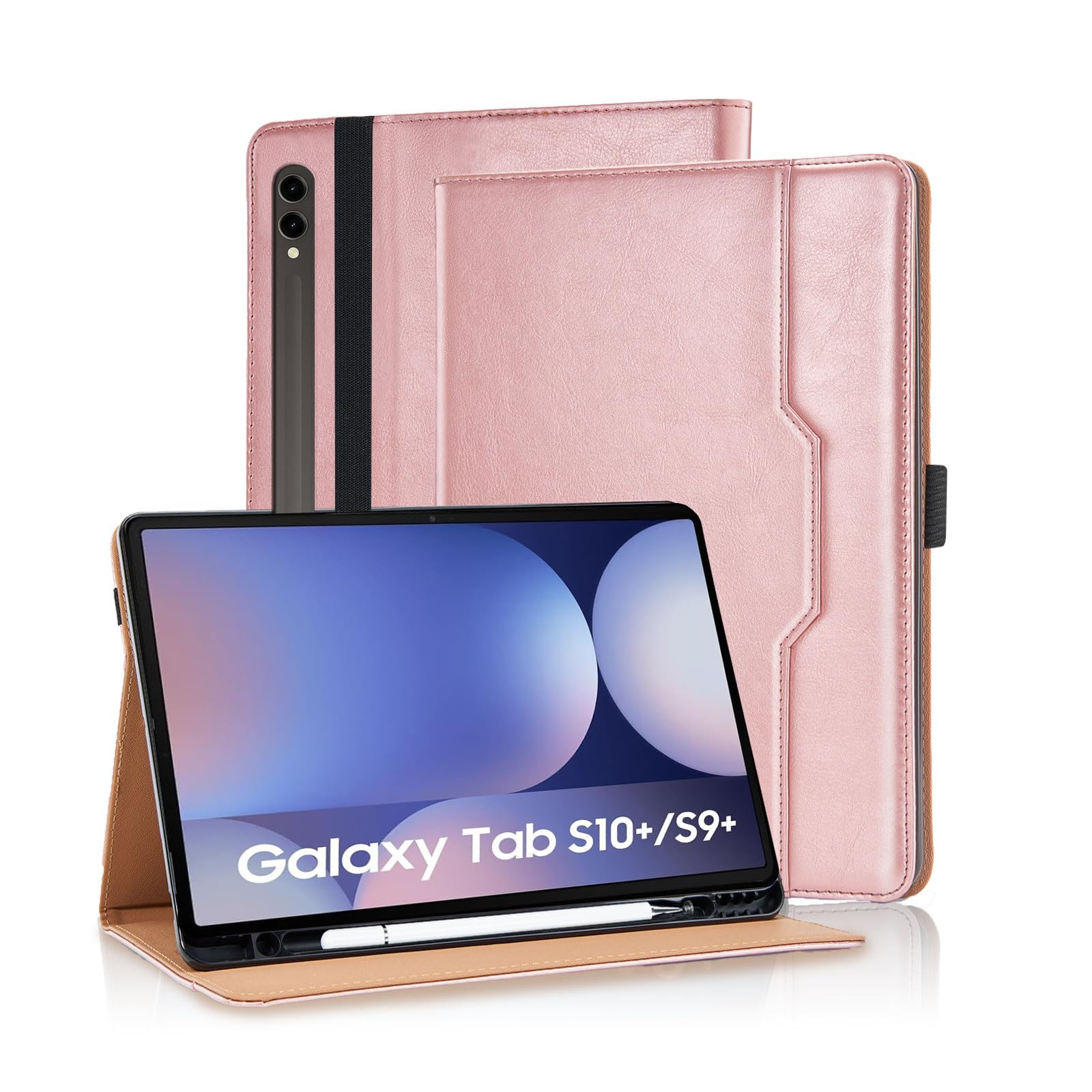 Housse Galaxy Tab S9+ Plus pour éviter les rayures avec pochette documents - 7