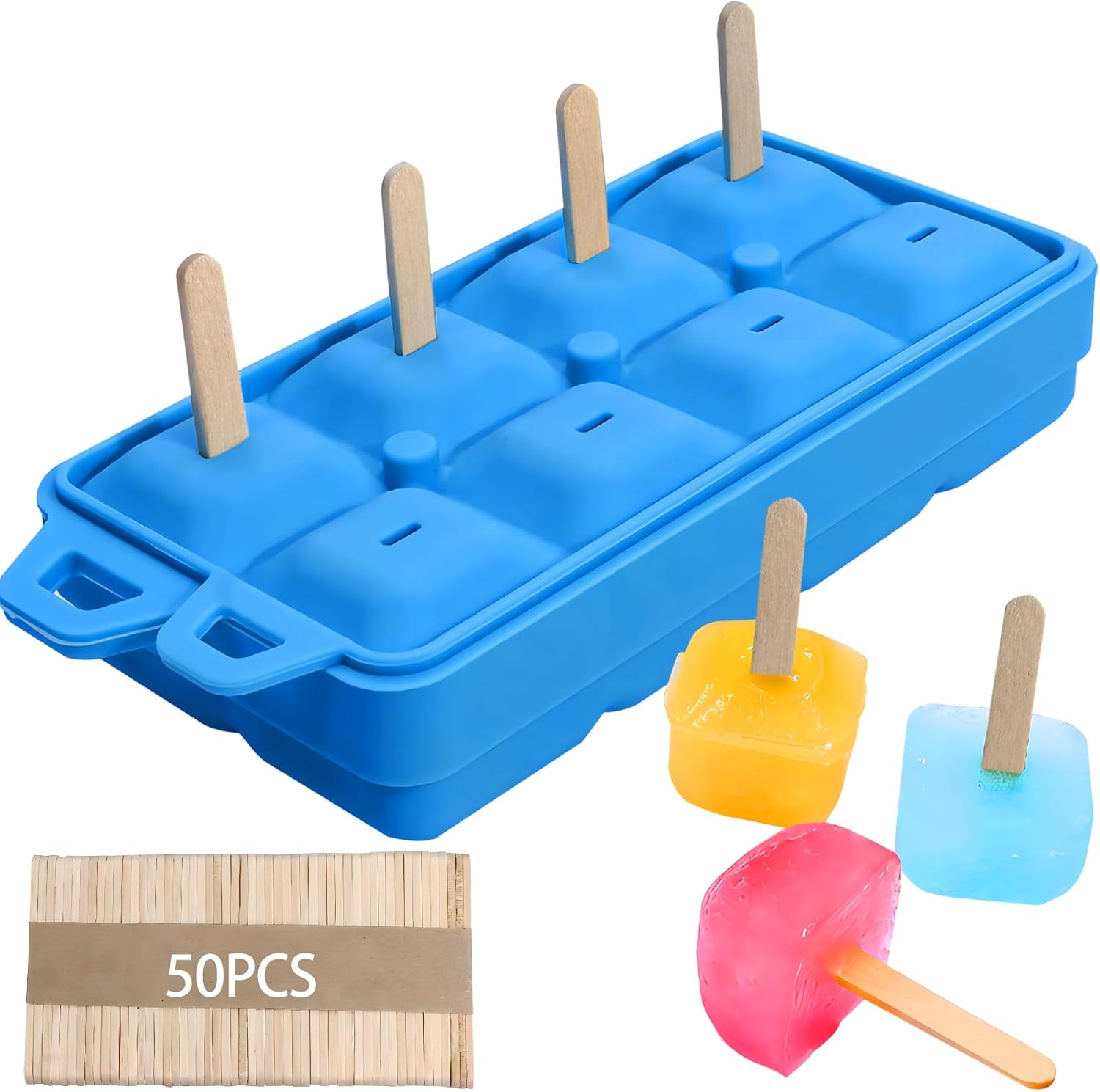 Mini Silicone Popsicles Molds, Kids DIY Popsicles Molds