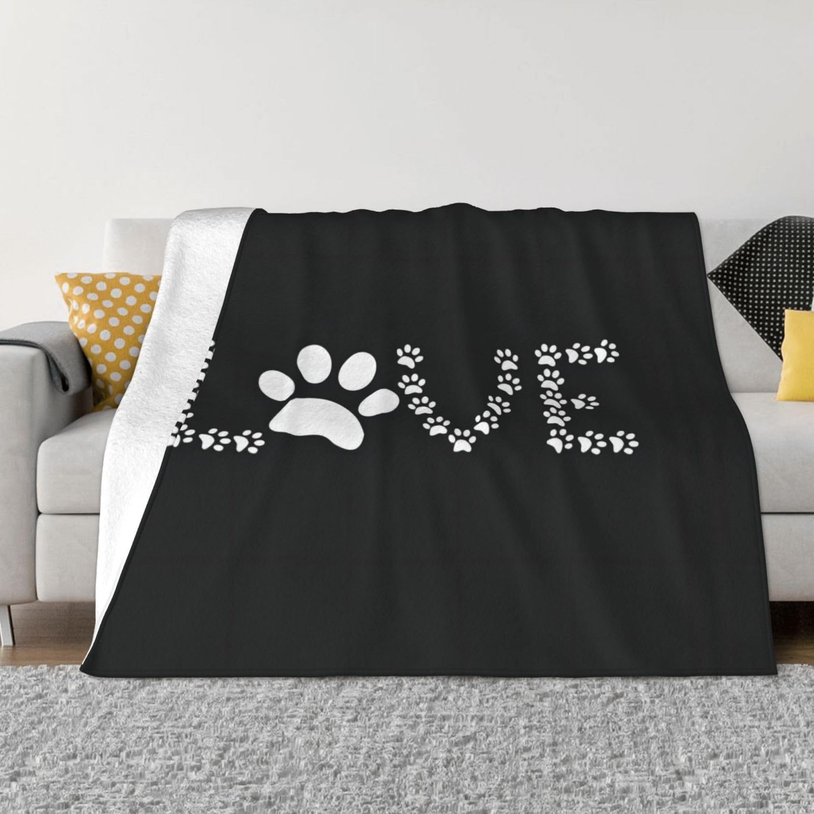 Couverture de climatisation cadeau idéal motif chien pour lit et chaise