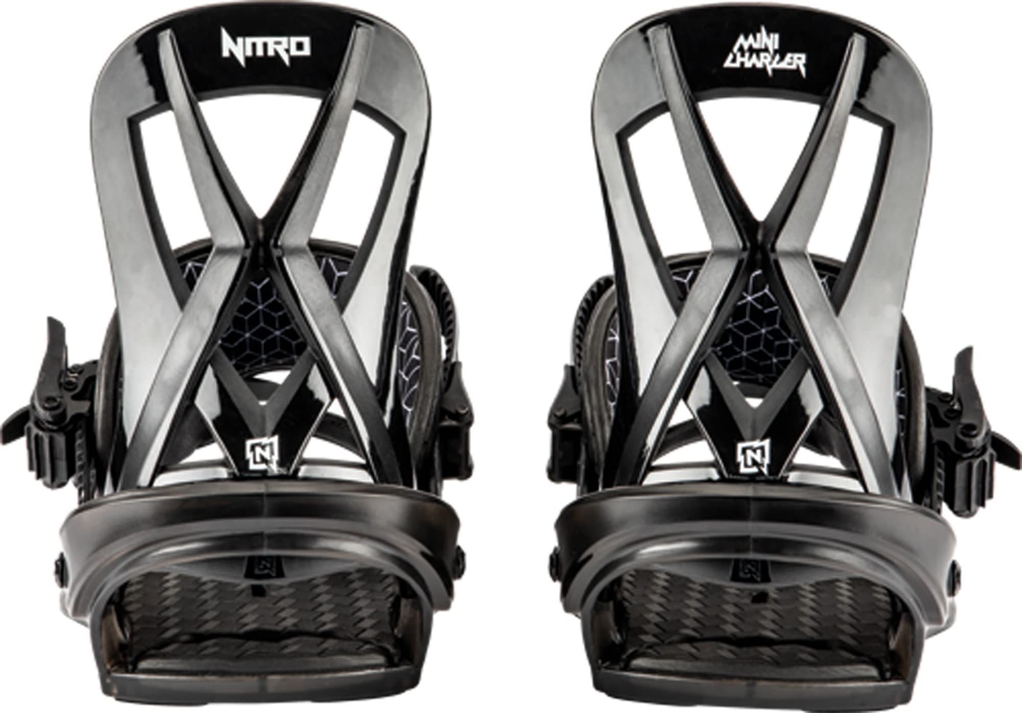 Nitro Unisex młodzieżowa mini ładowarka BDG (polybag) ´22 wiązanie snowboardowe, czarna, S