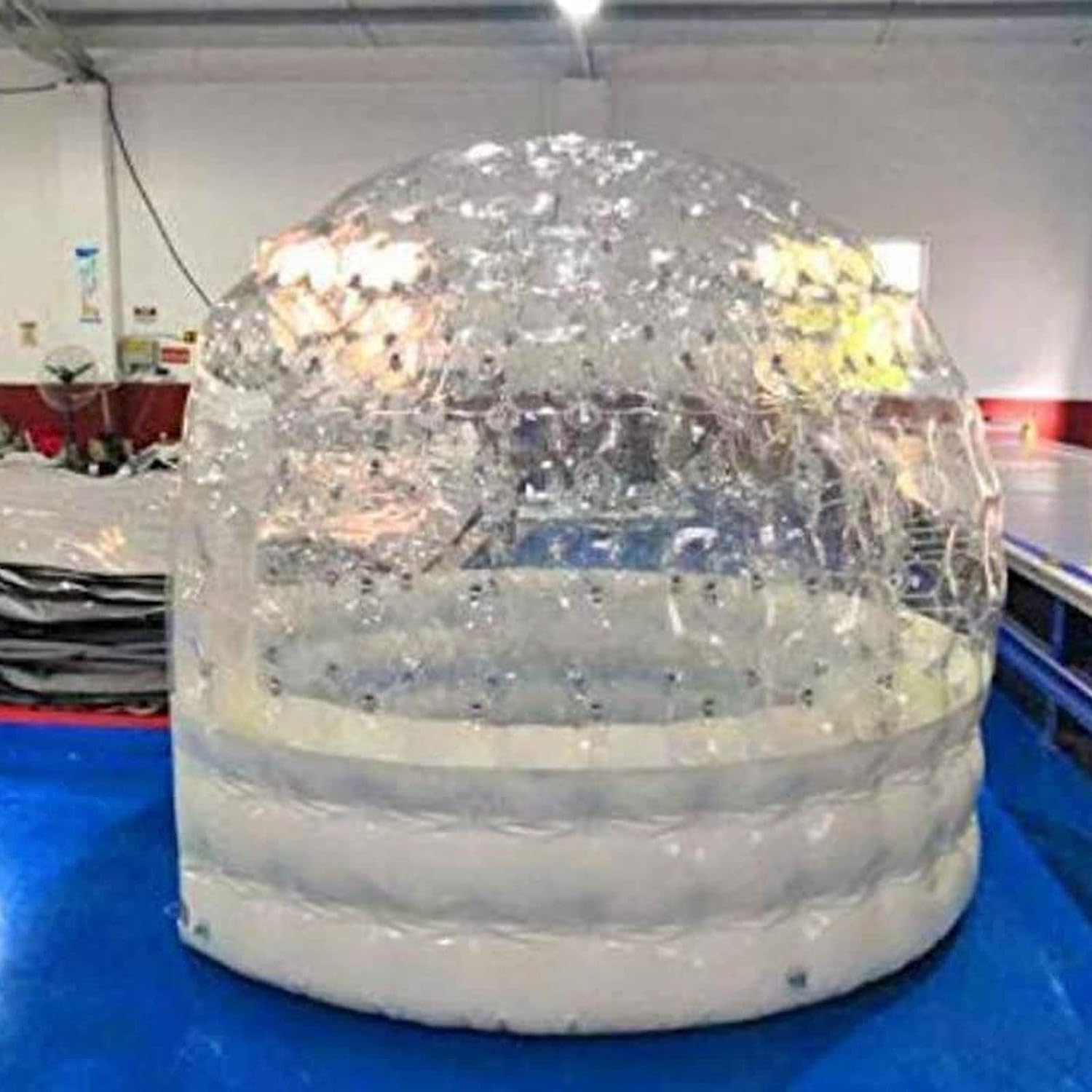 Aufblasbares klares Haus Transparente Bubble House Kugel Transparentes aufblasbares Zelt - Doppelschicht Camping Partyzelt für Freizeit