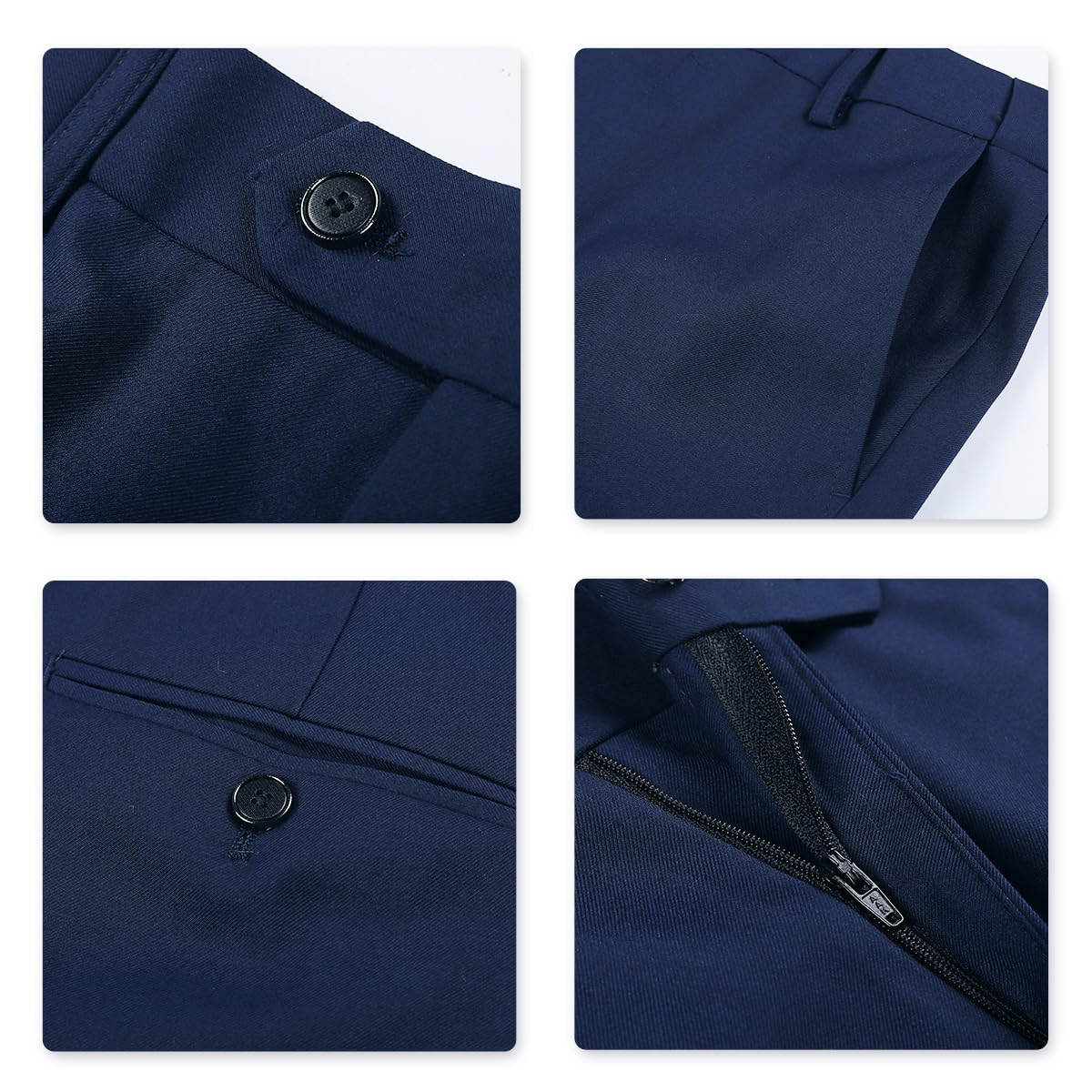 Allthemen garnitur męski, krój slim fit, 2-częściowy garnitur biznesowy, marynarka, spodnie