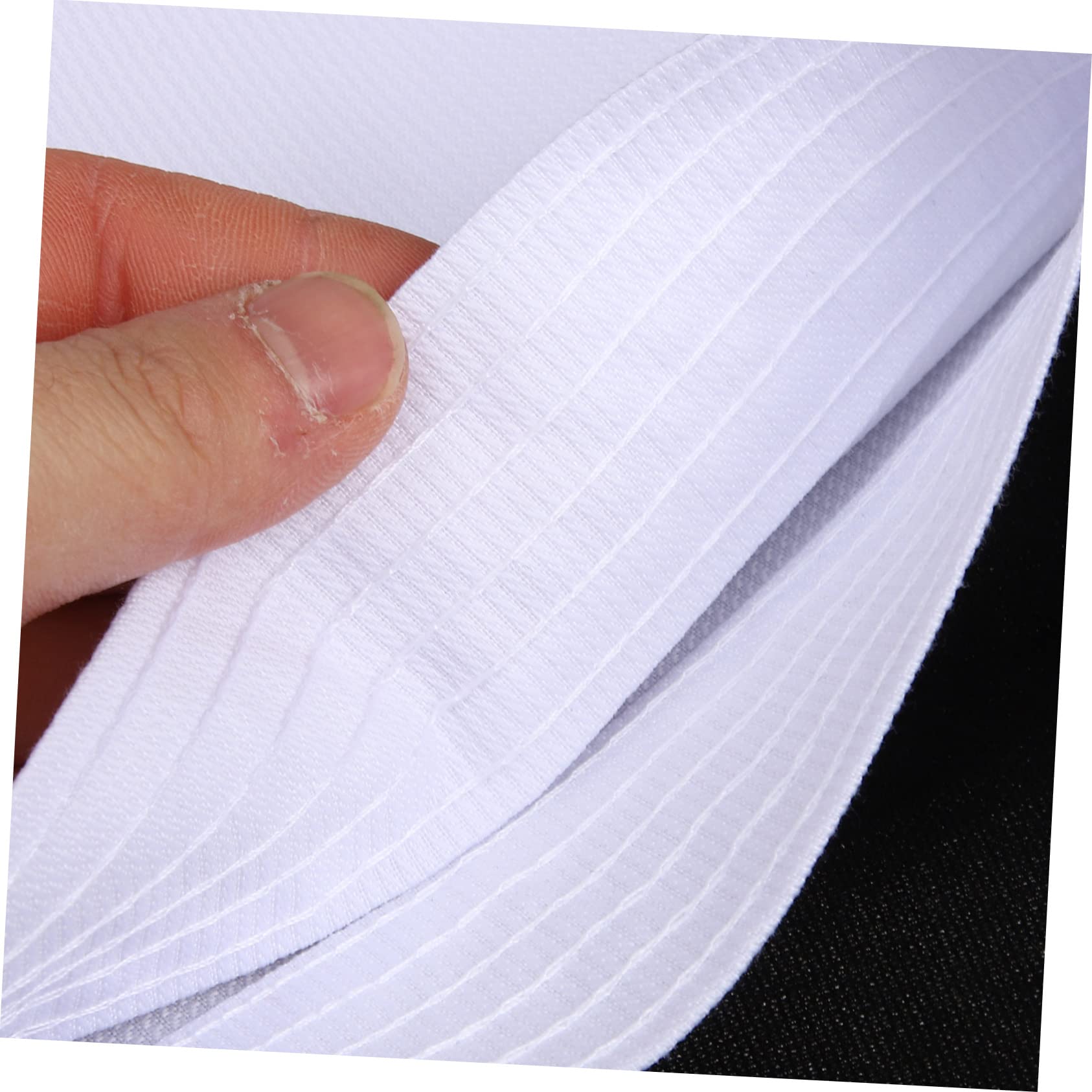 Uniforme da Karate per Adulti, Completo Sportivo Uomo per Taekwondo, in Poliestere Bianco Pantaloni Coulisse, per Allenamento e Competizione