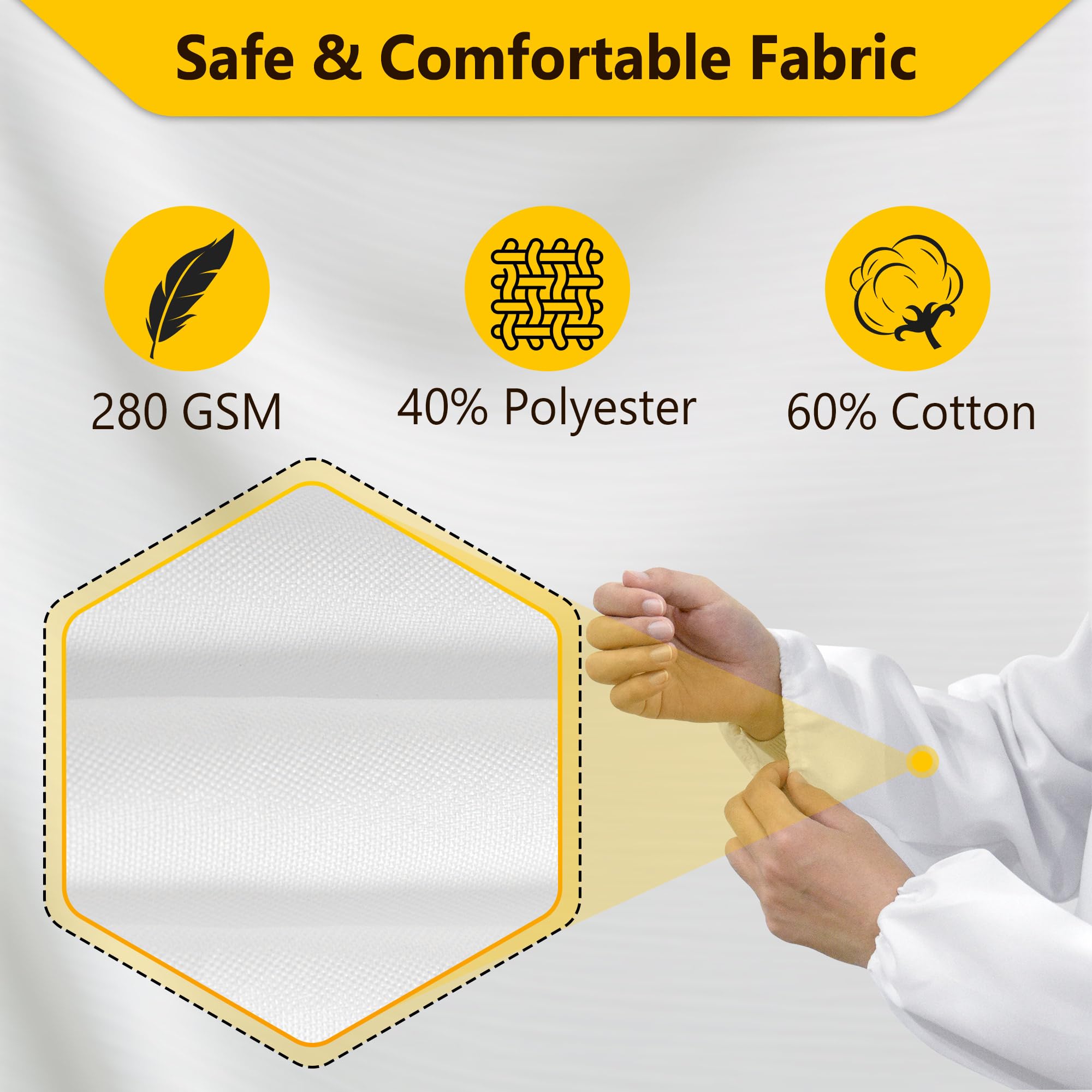 Traje de apicultura profesional de cuerpo completo con capucha de velo para hombres y mujeres, apicultor y principiantes con guantes, cepillo de colmena, raspador (L)