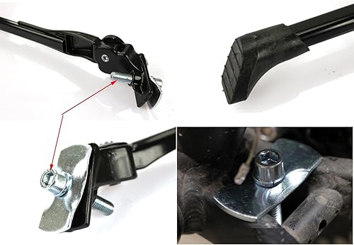 Miniatura 3 de WIROJ BlueSunshine - Soporte de bicicleta de 24 a 26 pulgadas con protector de cadena para bicicleta, soporte de aleación de aluminio para