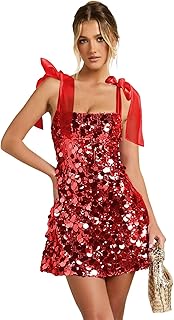 Sparkly Sequin Homecoming Dresses for Teens Tight Short Prom Dress Spaghetti Strap Cocktail Party Dress with Bow - Buy now