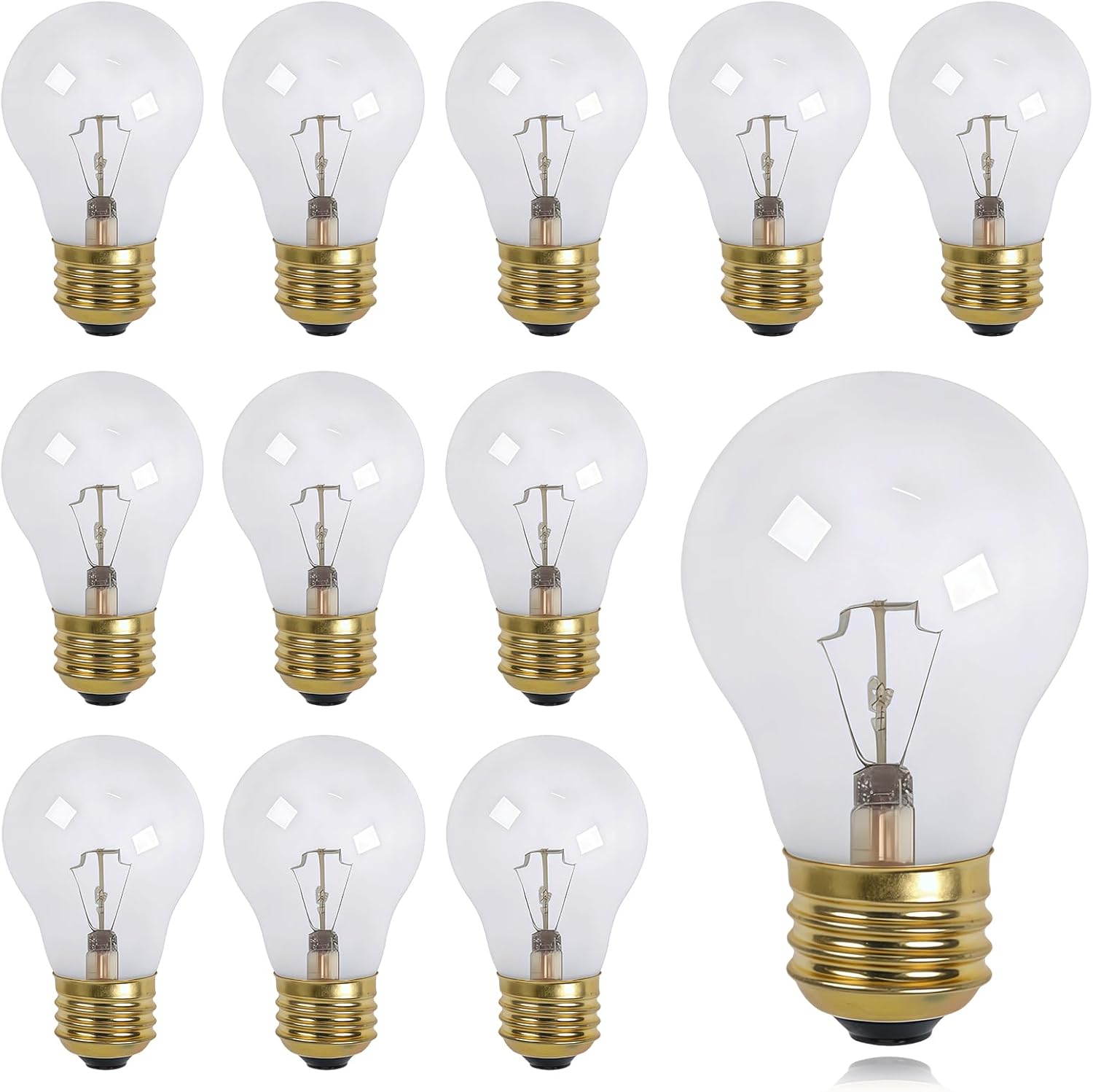 12-Pack 40W Heat Lamp Bulb for Food, Compatible with Hatco 02.30.265 | 110V/120V, Shatterproof, Keep Food Warming, for Buffet, Restaurant, Caterer, Commercial Kitchens, Popcorn Machine Light Bulb