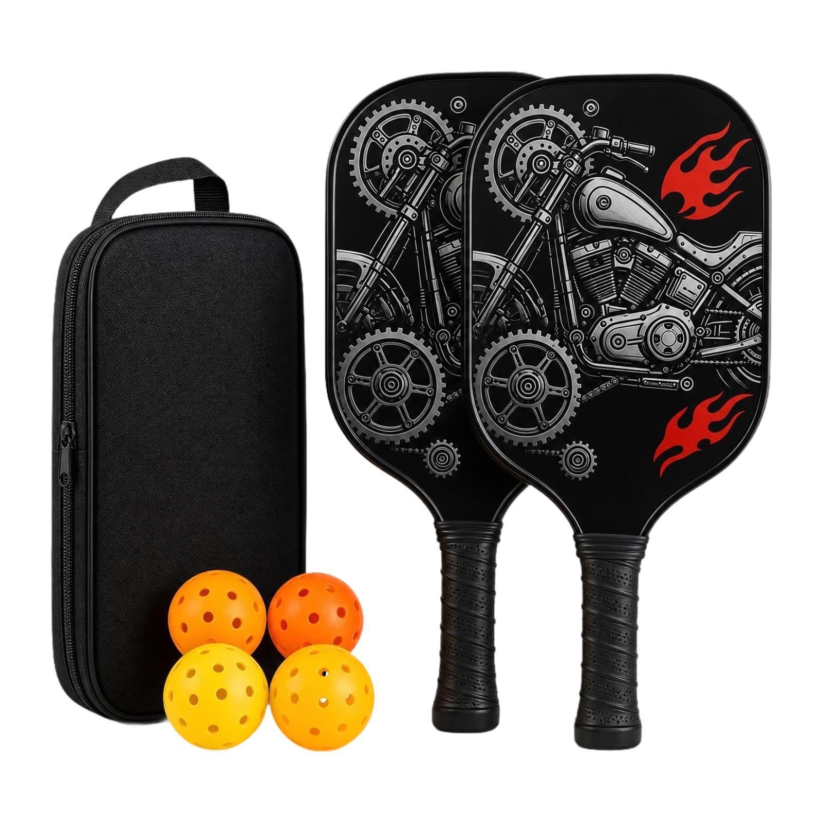 2X Ergonomic Pickleball Paddle and Racket Bag for Beginner Men Women Schools-image-49