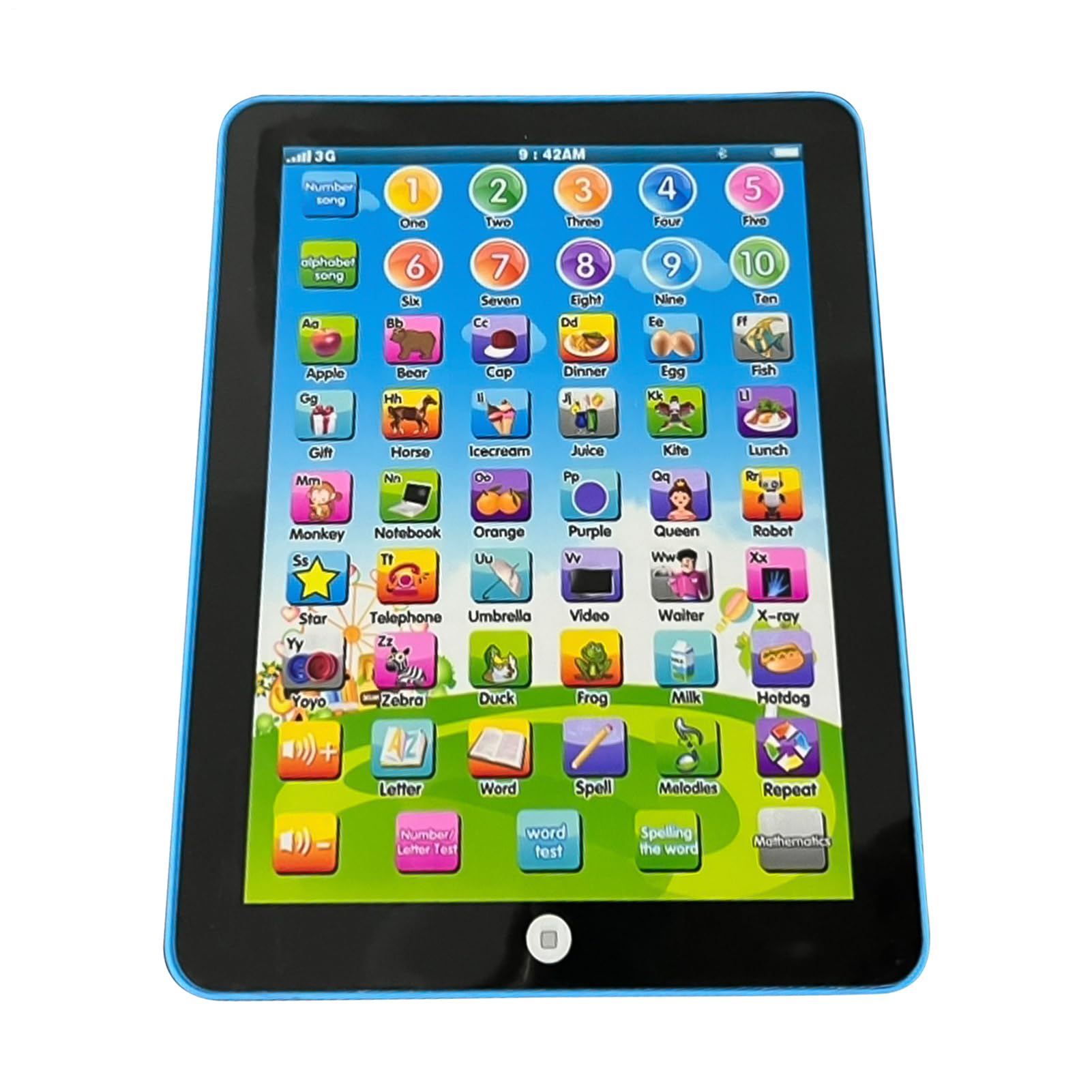 Tablet Per Bambini Per Ragazzi: Tablet Per Imparare E Giocare, Pad Didattico Con Controllo Touch | Giocattolo Interattivo Per L'apprendimento Con Funzione Di Educazione Precoce Per Lo Svilu