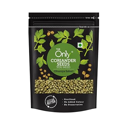 On1y Whole coriander Seeds, 100gm, Sabut Dhaniya Spices, No added colour, No preservatives