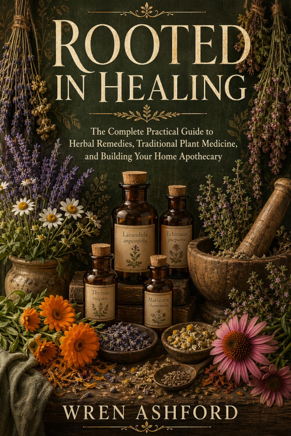 Rooted in Healing: The Complete Practical Guide to Herbal Remedies, Traditional Plant Medicine, and Building Your Home Apothecary