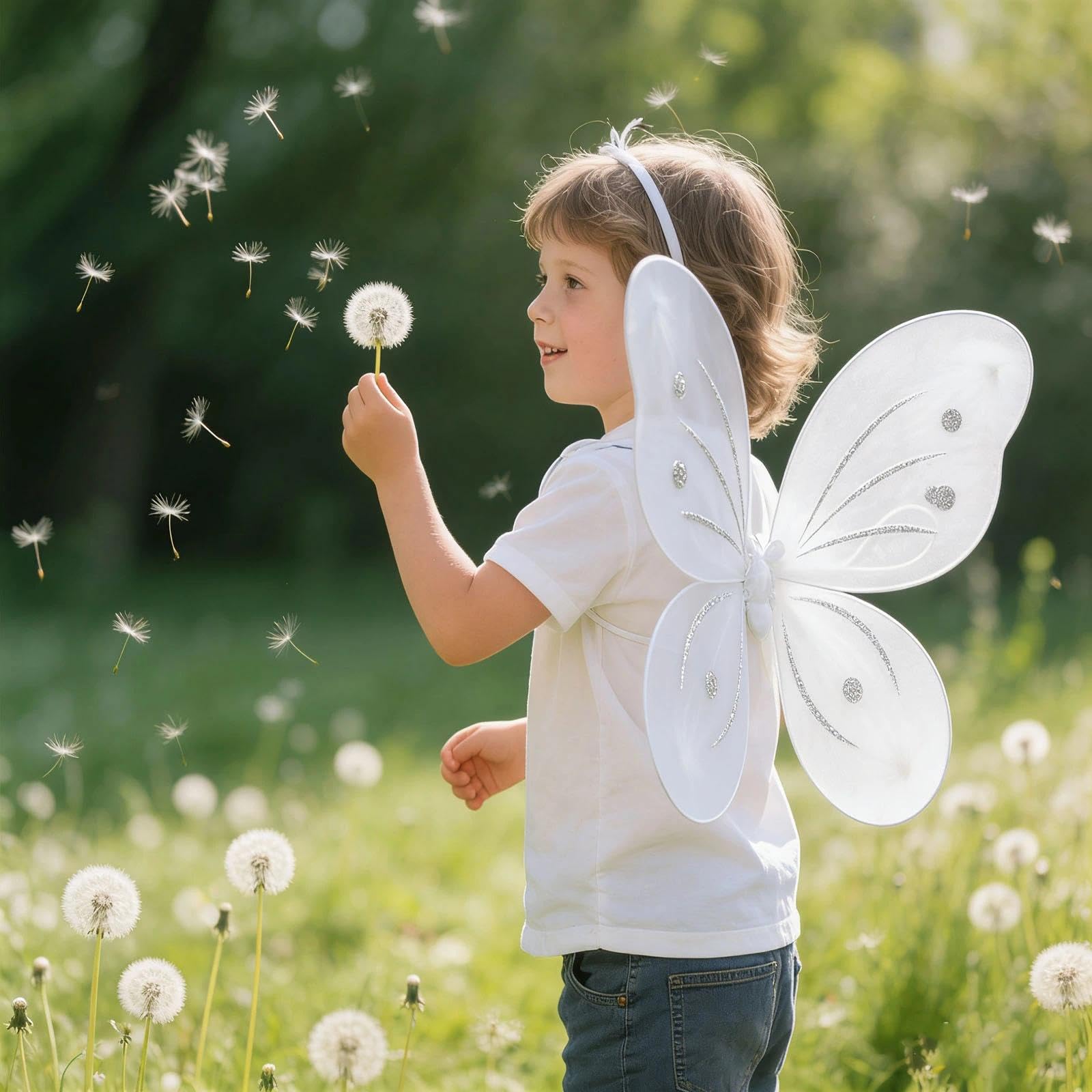 Ailes de Papillon Fées pour Adultes – Costume Fée avec Ailes d’Ange ou de Papillon – Déguisement Fée Adulte pour Carnaval, Mariage, Soirée Thème – Fairy Wings Adult, Butterfly Wings Adult