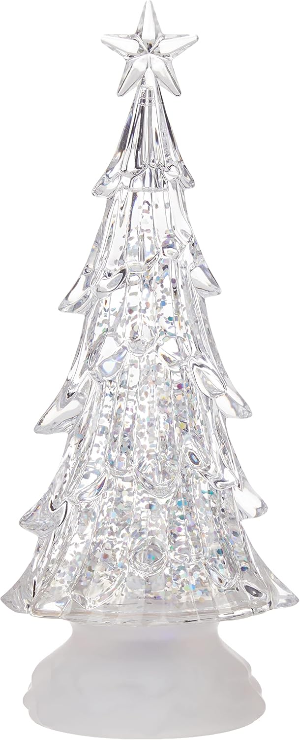 Kurt Adler 10-Inch Battery-Operated LED Lit Tree with Water Table Piece