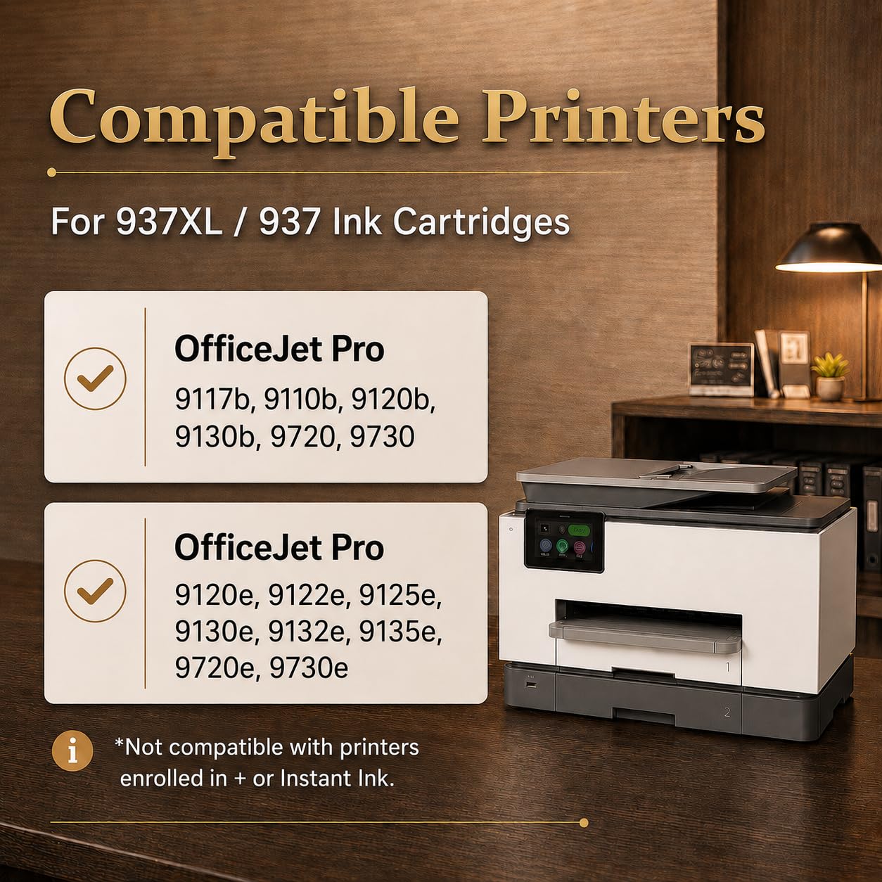 Cartucce 937XL compatibili con HP OfficeJet Pro 9120/9130, confezione da 3
