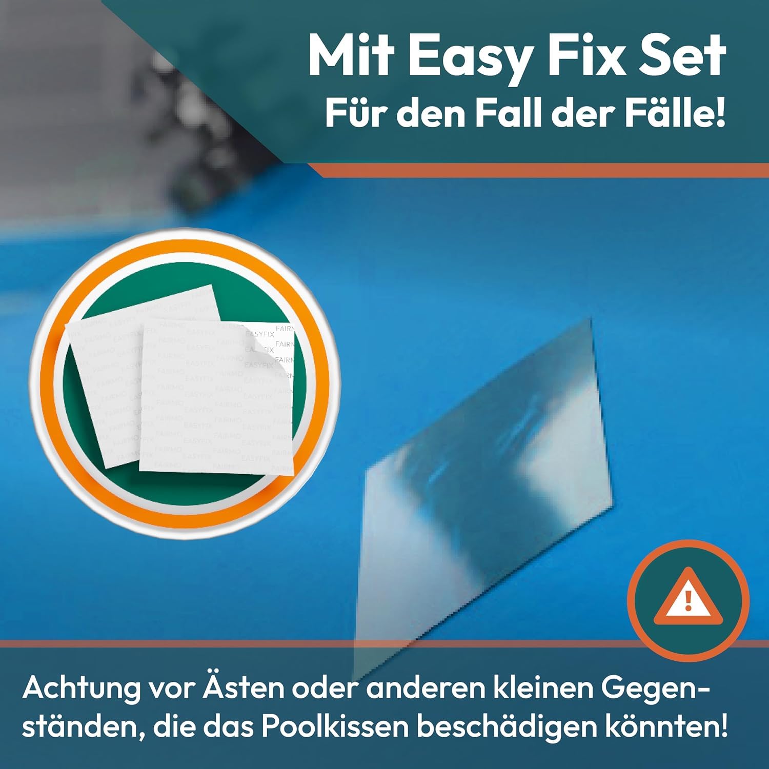 Das ultimative 3M Poolkissen Winter XXL (rund) von FAIRMO - Luftkissen (3 Meter) für winterfeste Poolabdeckung - Aufblasbare Winterkissen Überwinterung für Pool