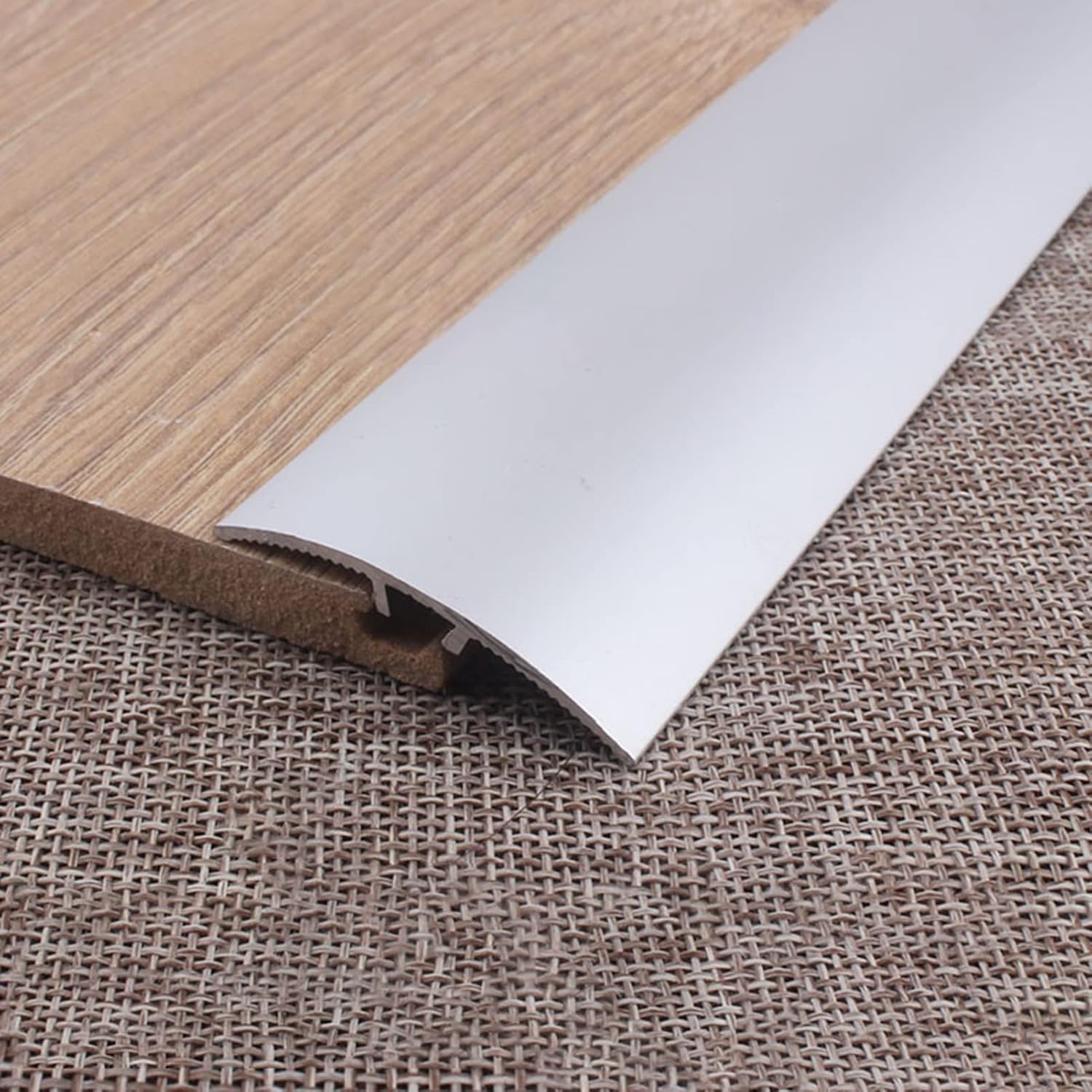 Floor Transition Strip Floor Divider Strip, Threshold Transition Strips for Uneven Floors,1.6" Wide Tile to Laminate Door Threshold Bar,Flooring Reducer,Door Saddle,Cuttable and Easy to Install ( Colo