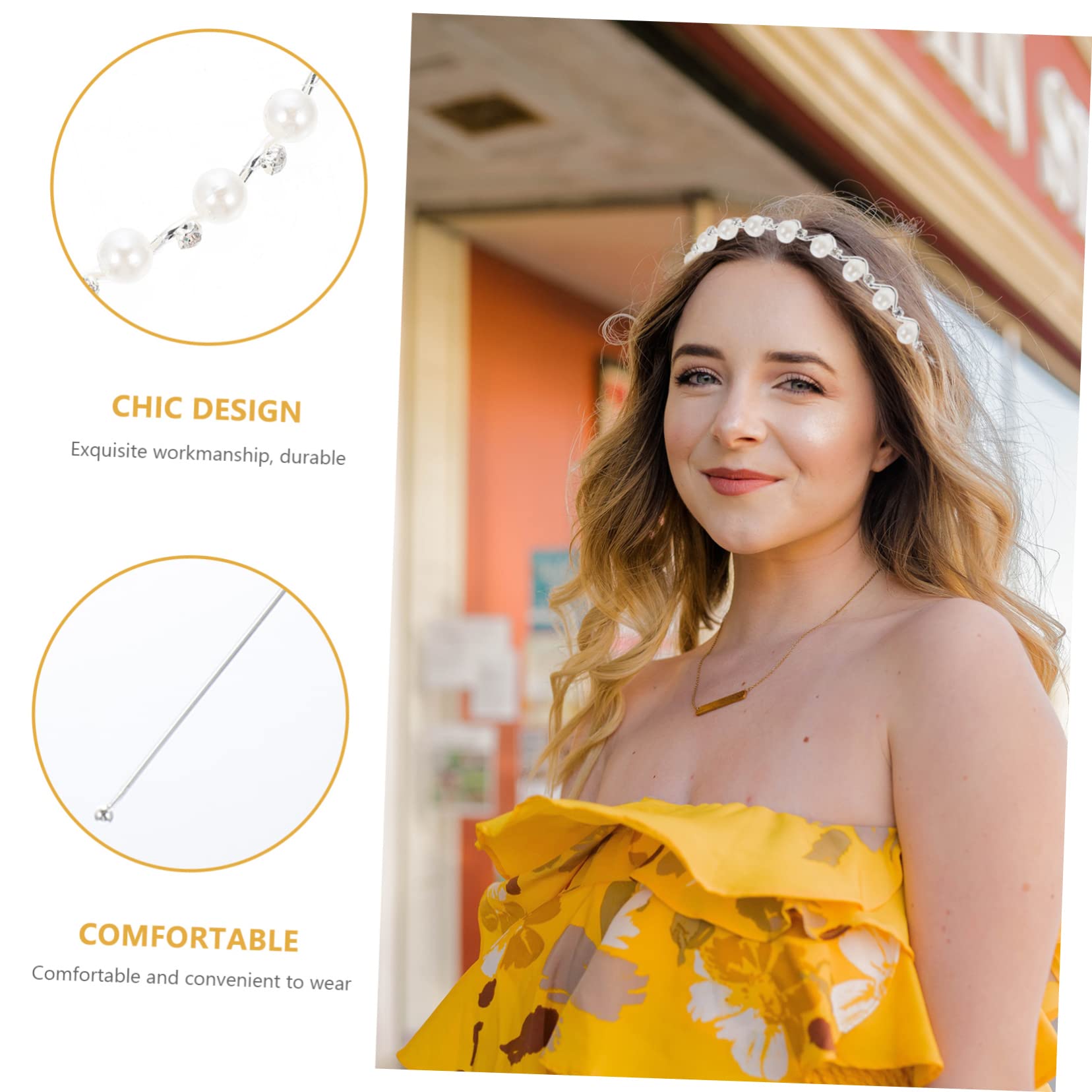 Healeved 12piezas Diademas De Cristal Flores y Perlas Tocado Para Novias De Accesorios De Moda Para Fiestas y Eventos Especiales