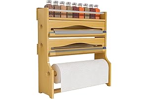 Bamboo Kitchen Wrap and Foil Dispenser
