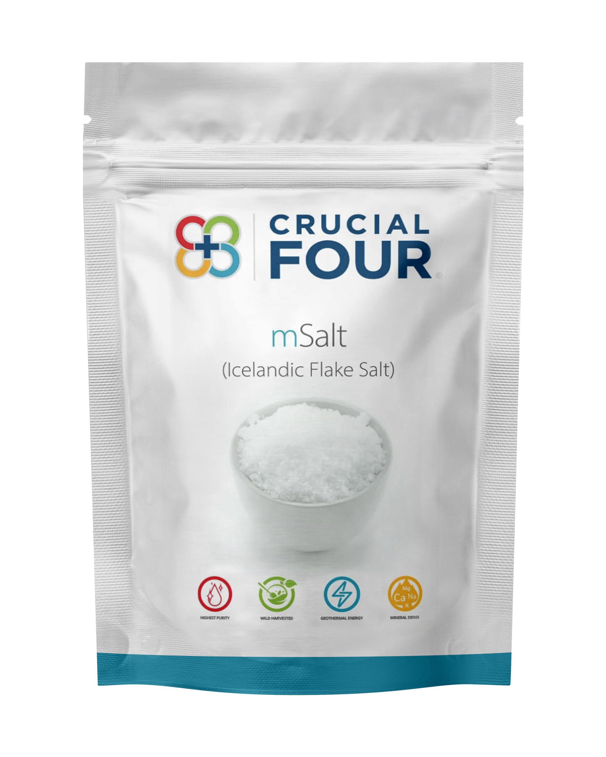 Amazon.com : Crucial Four - mSalt (Icelandic Flake Salt) – Organic