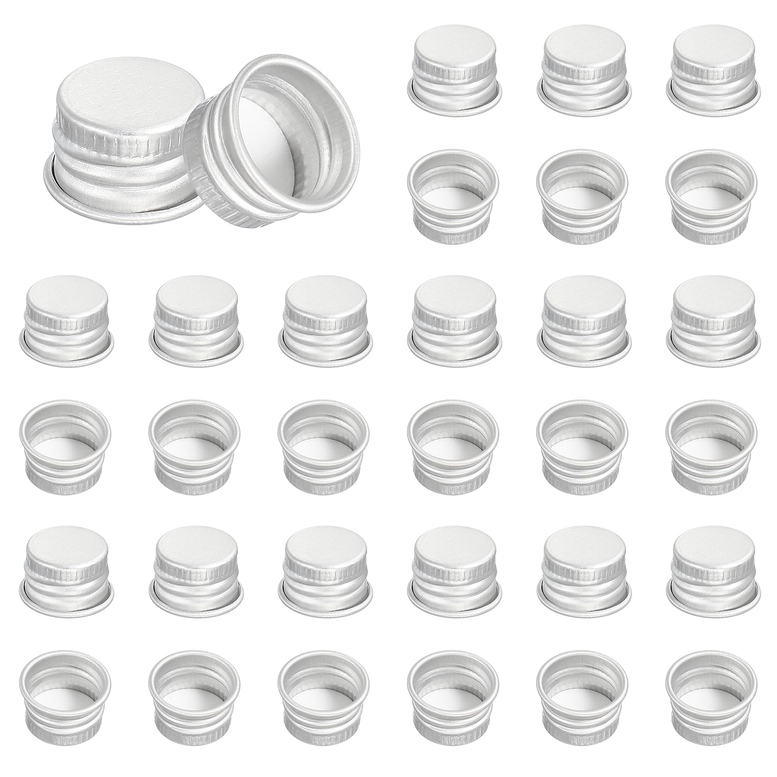 PATIKIL 31mm Aluminum Metal Round Mason Jar Screw Lids 54 Pcs Silver Tone — Amazon image 25