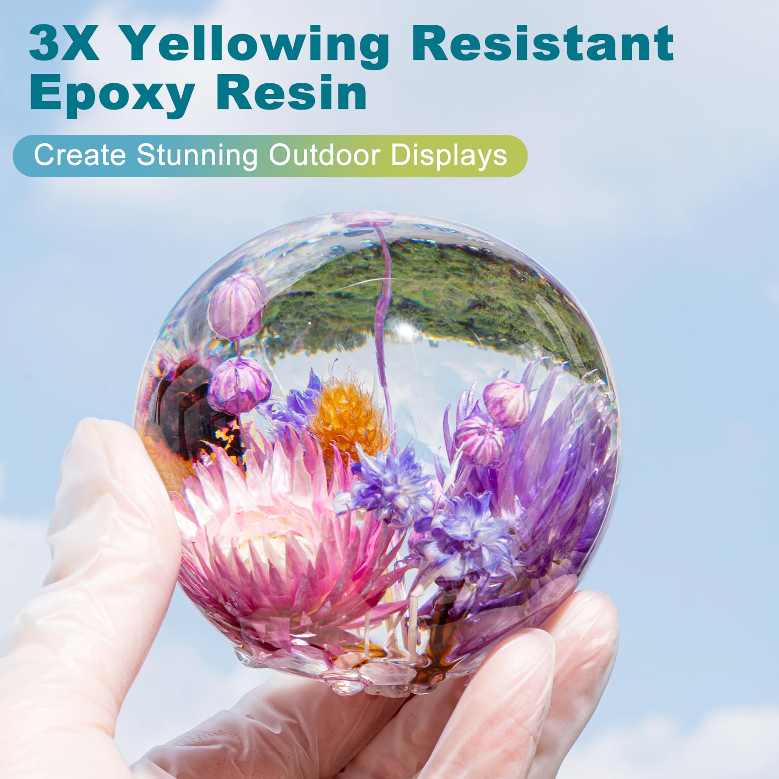 2 Gallon Epoxy Resin with Pumps, Bubble Free Resin Epoxy Kit, Crystal Clear Epoxy Resin and Hardener for DIY Art, Molds,Craft: LET'S RESIN EPOXY RESIN 64oz UV Resistant Resin Epoxy, Upgrade Formula Crystal Clear & Bubble Free Epoxy Resin for Coating,Casting,Table Top,Jewelry,Art