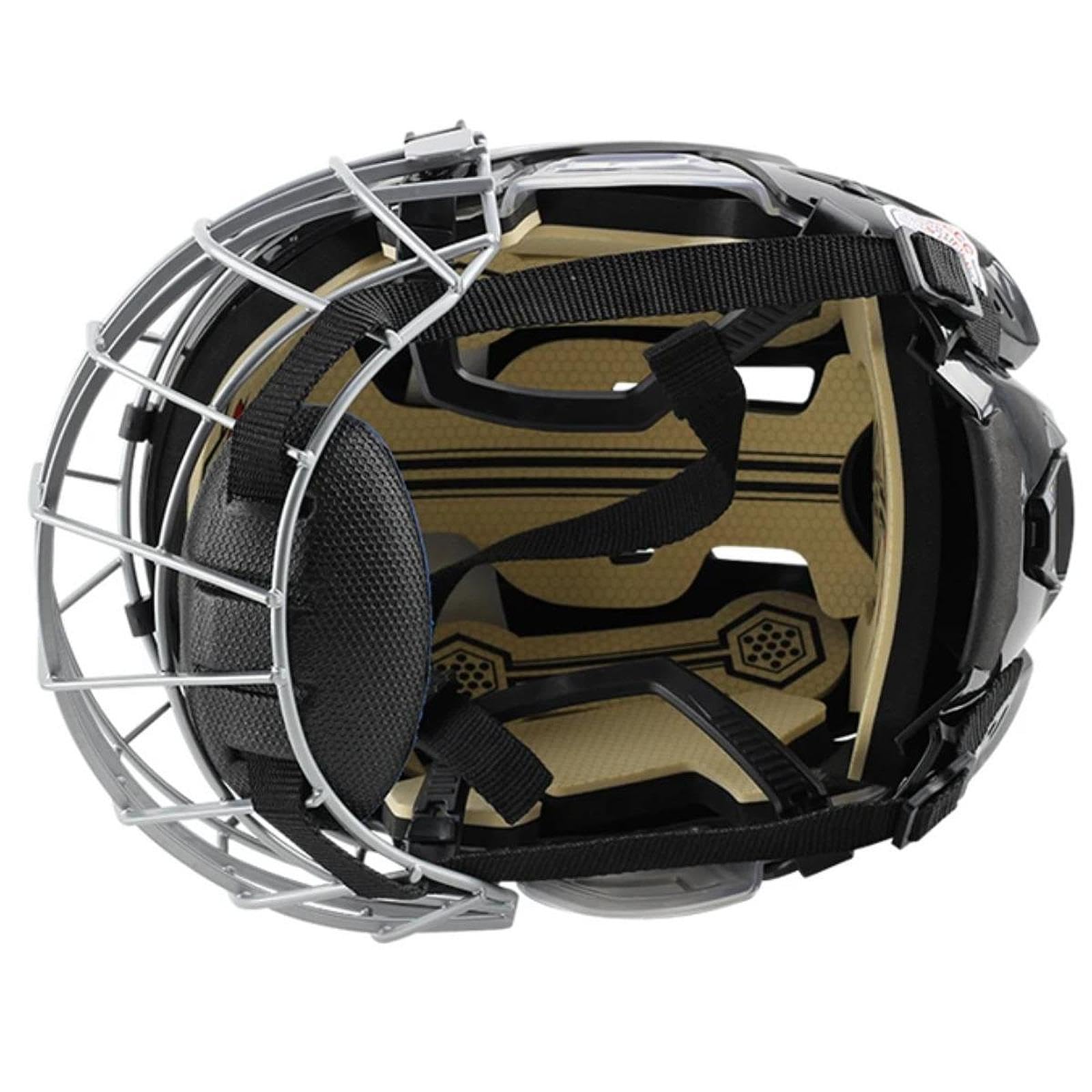 Colaxi Hockey Helmet Sports Equipment Training Competition Sturdy Professional Adjustable Breathable Ice Skate Helmet with Facemask, XL