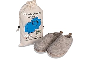 Soft & Cozy Boiled Wool Slippers for Women