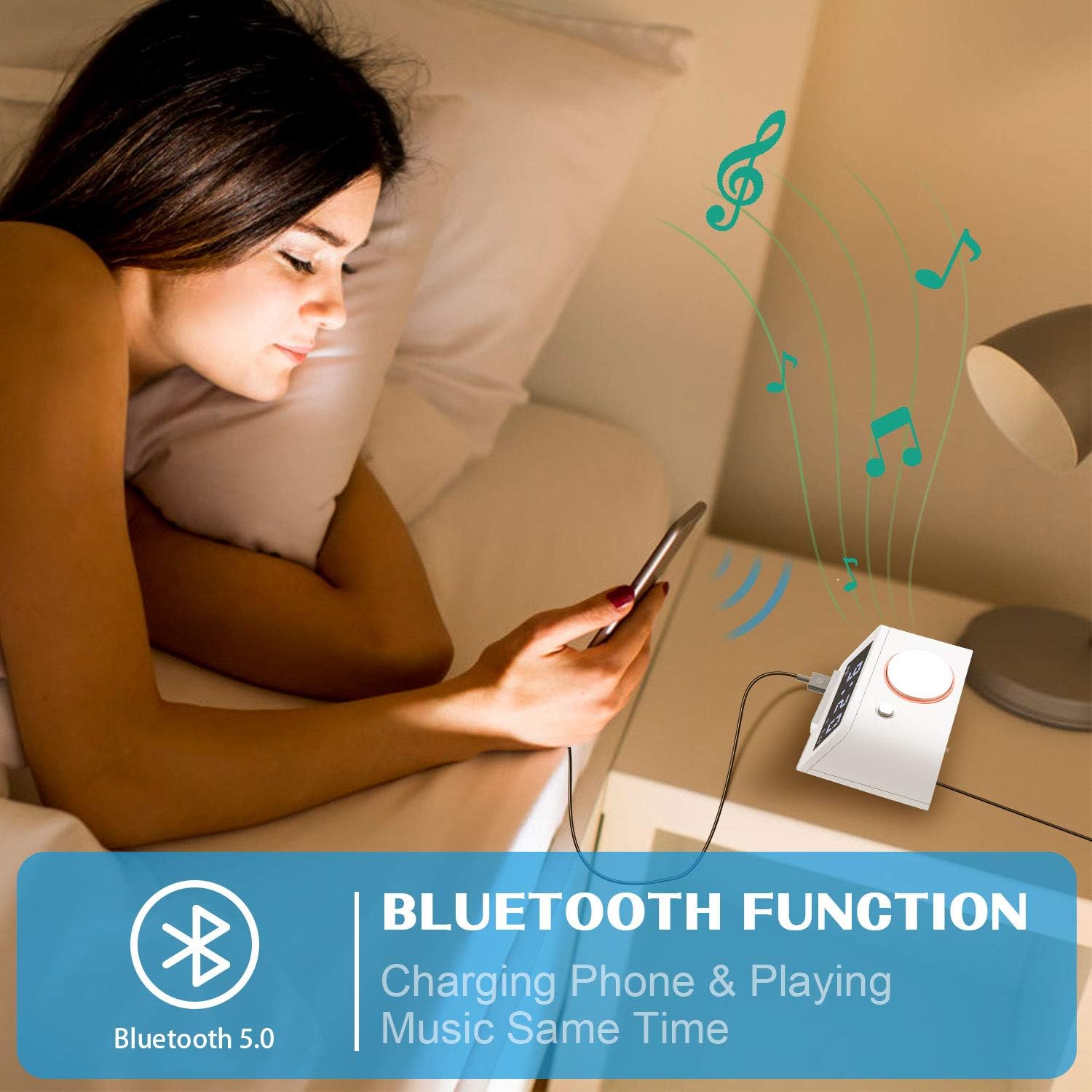 Homtime C1 Pro showing three brightness levels