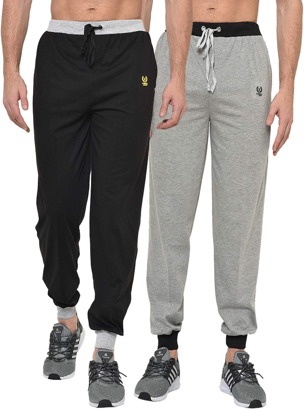 Men's Regular Fit Trackpants (Pack of 2)