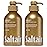 Saltair Body Wash, Golden Hour 2-Pack. Moisturizing Body Cleanser with Hydrating Ingredients. Luxury Shower Gel for Women and Men. Vegan, Cruelty-Free, Paraben-Free. 2x 17oz Pump Bottles