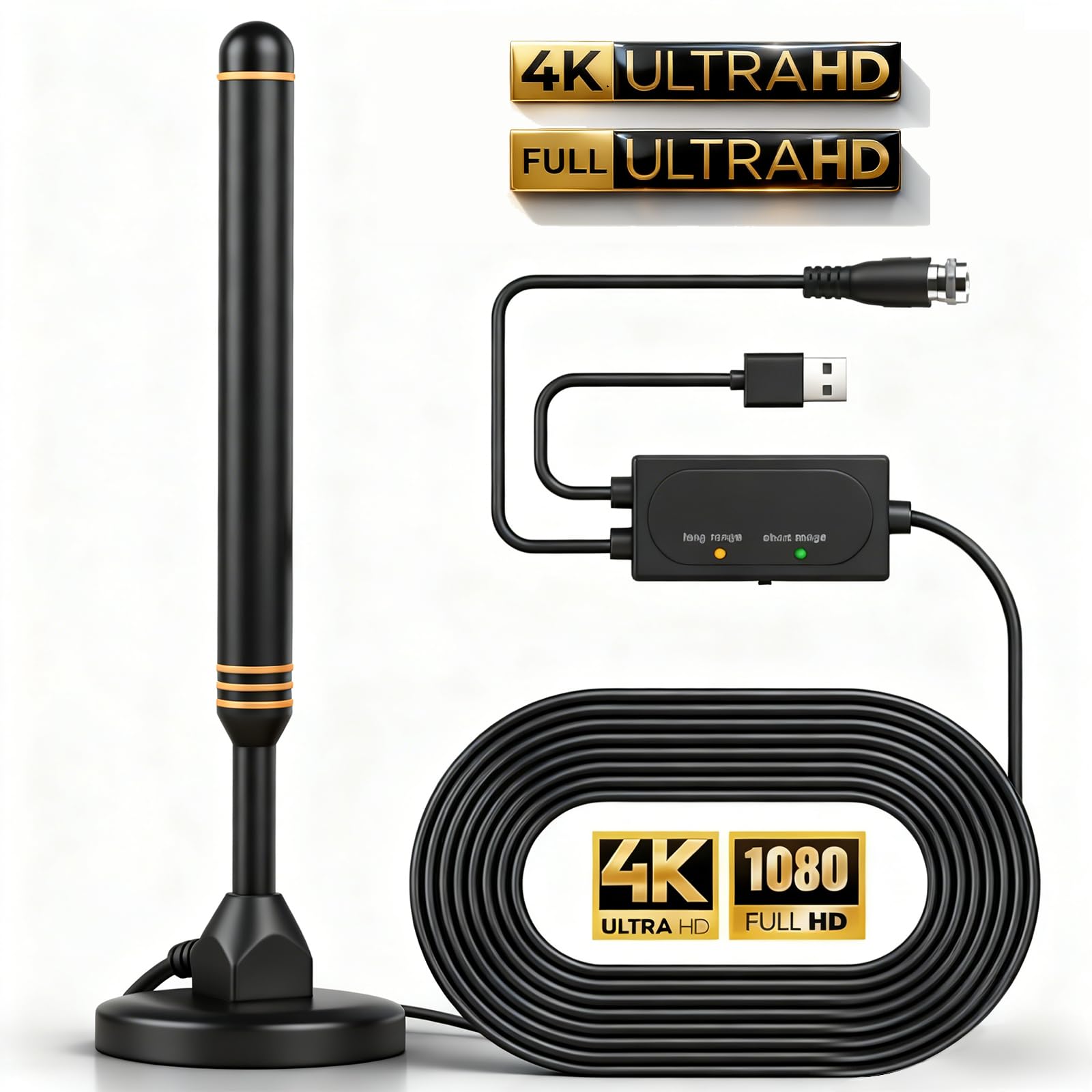 TV Antenna Indoor Antenna for Smart TV for Long Range Reception and All Smart