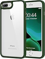 Vista 74 de HOOMIL Funda para iPhone 7 Plus/iPhone 8 Plus de 5.5 pulgadas, no amarillea, protección contra caídas, cubierta trasera dura transparente