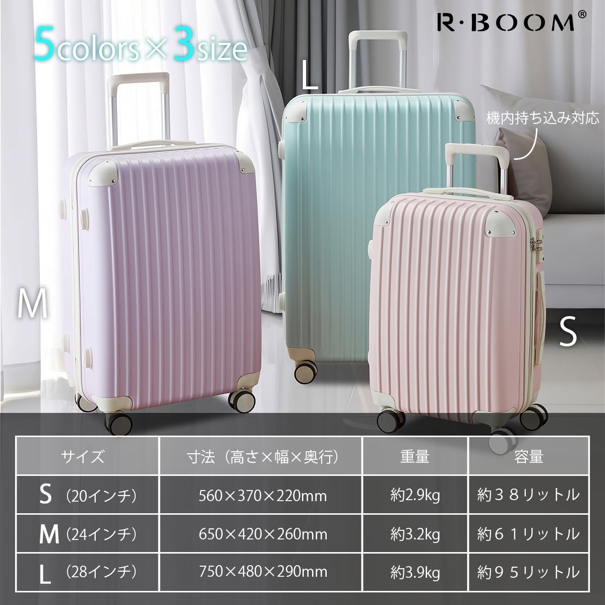 BONTON 星柄クリーム色キャリーケース GLOBE-TROTTER グローブ