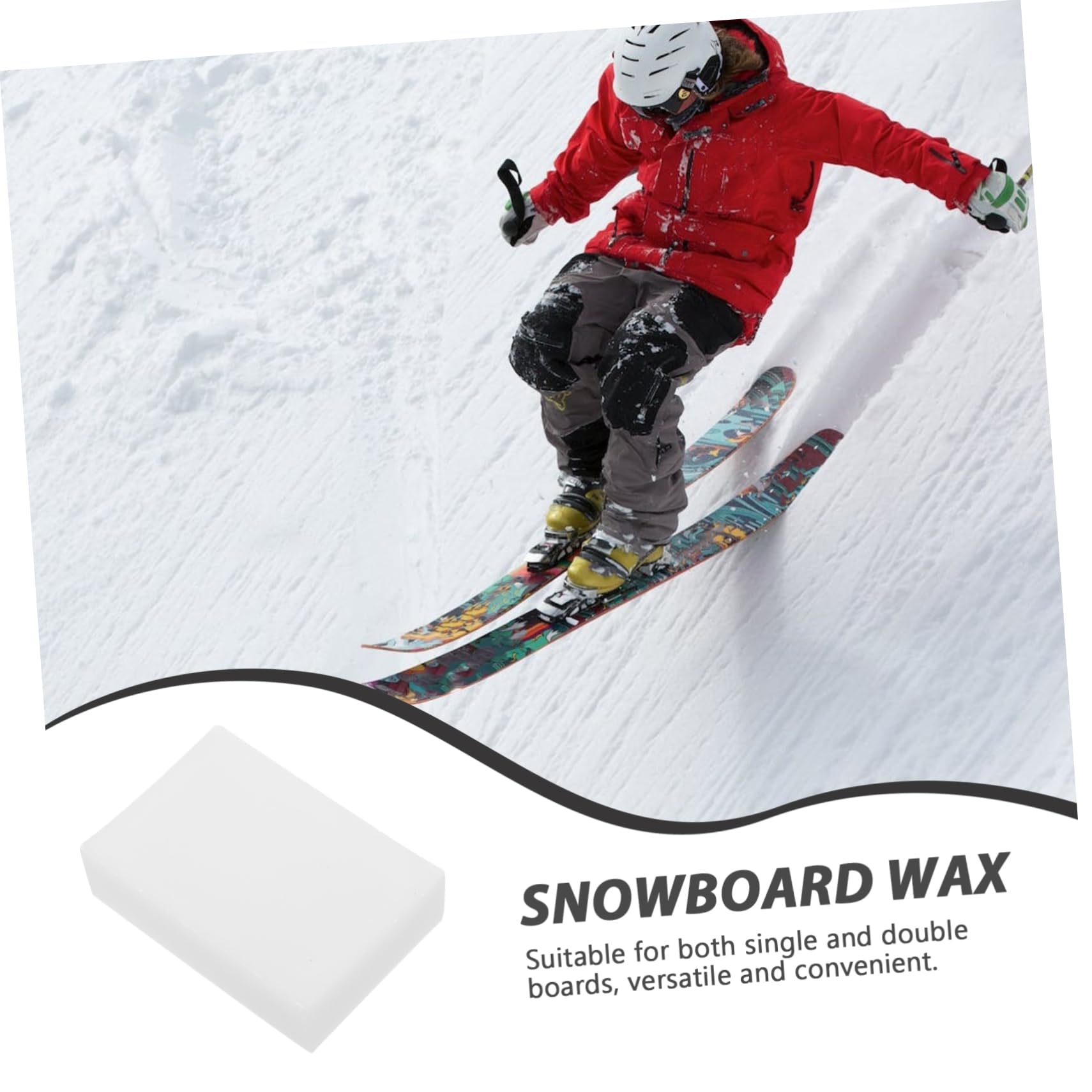 BESPORTBLE de Snowboard fartage de Planche à Neige de Planche à Neige Fart de Ski d'hiver pour Snowboard pour Ski Planche à Roulette Brosse à Fart de Ski la