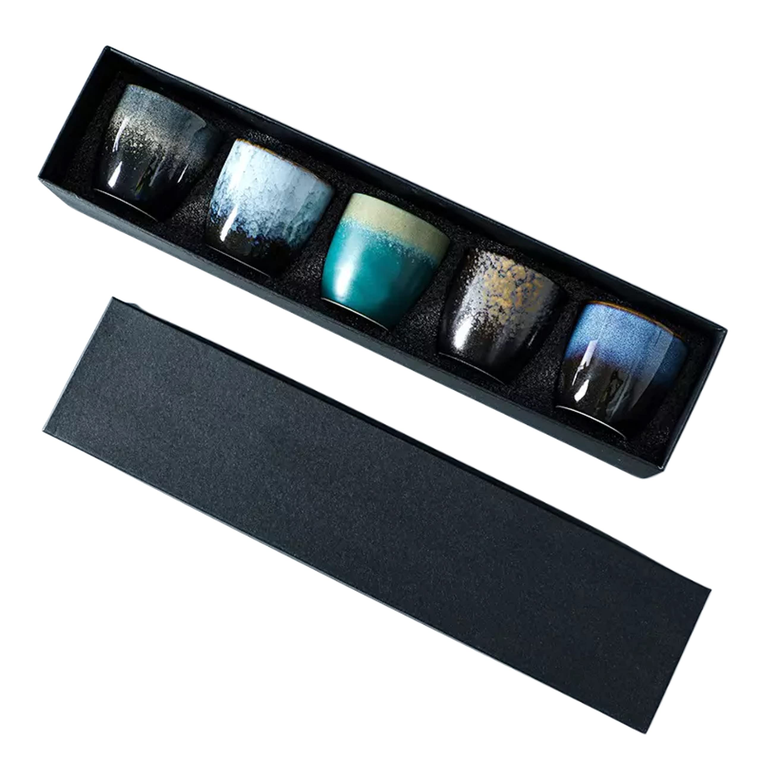 S4L Ceramic Handmade Coffee Cups (100ml, 5)