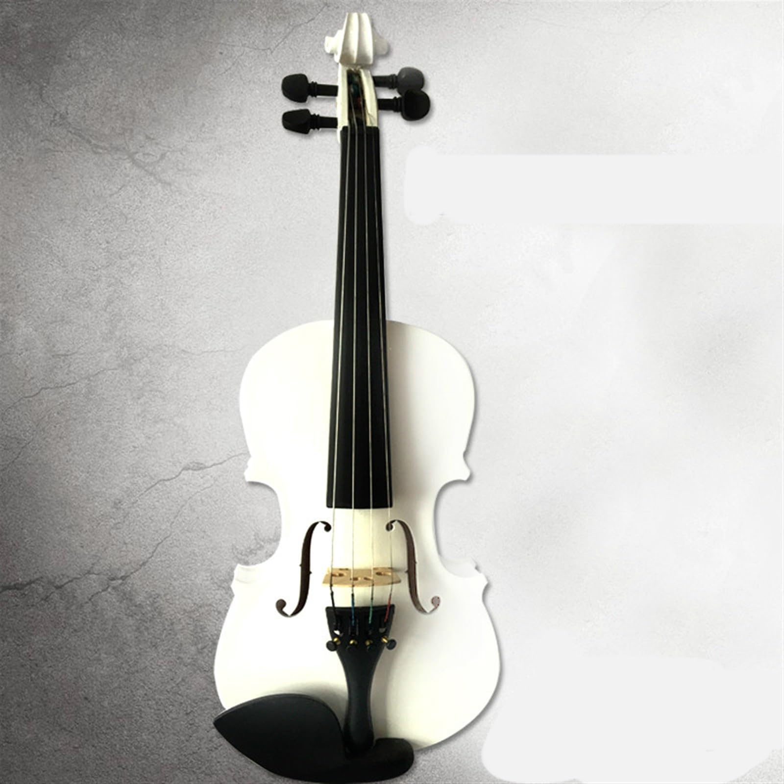 Violine Set Anfängergeige, Erwachsene, weiße Geige, komplettes Set geliefert (Color : 1/8)