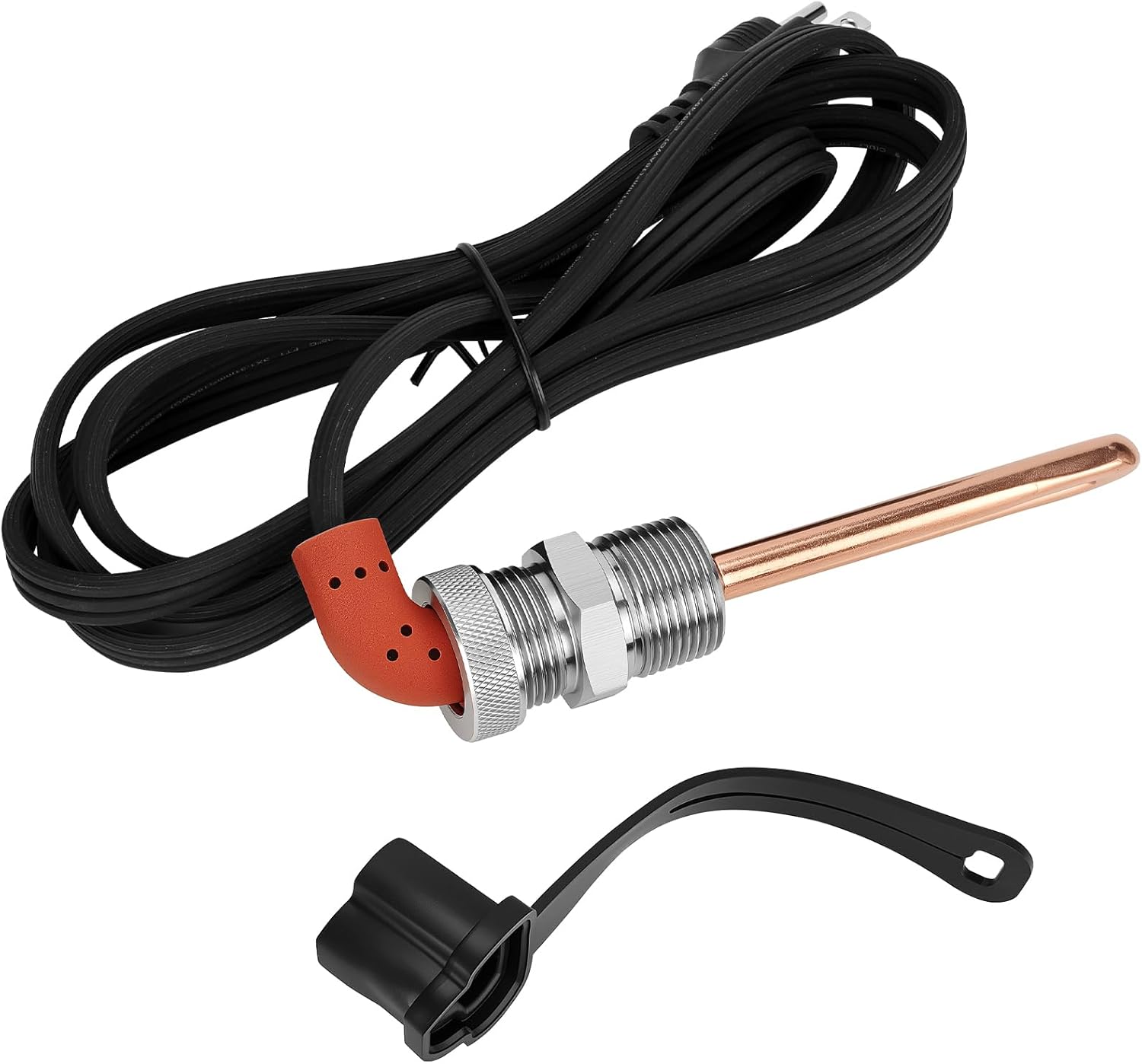 F7TZ-6A051-AA Engine Block Heater and Cable Cord For 1995-2003 Ford F-250 F-350 7.3L 120V 1000W Replace# F7TZ6A051AA