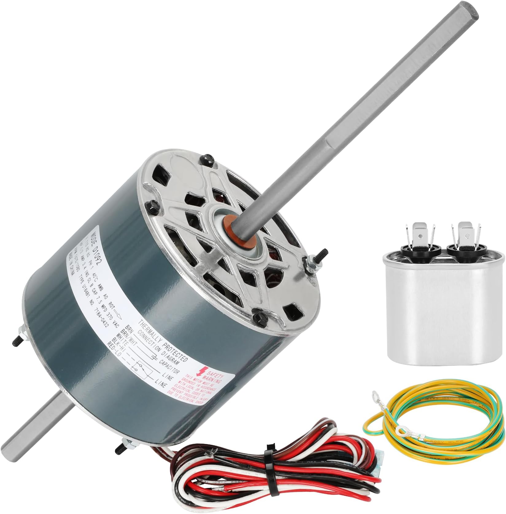 Amazon.com : Venmar Make Up Air Motor 02101, 1/17 hp, 1660 RPM, 115 ...