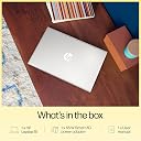 HP 15, Ryzen 5 7530U Laptop (8GB DDR4,512GB SSD) Anti-Glare,15.6''/39.6cm, FHD, Win11, M365 Basic(1yr),Office Home24, Silver,1.59kg, Radeon Graphics, Camera w/Privacy Shutter, fc0388AU gallery image