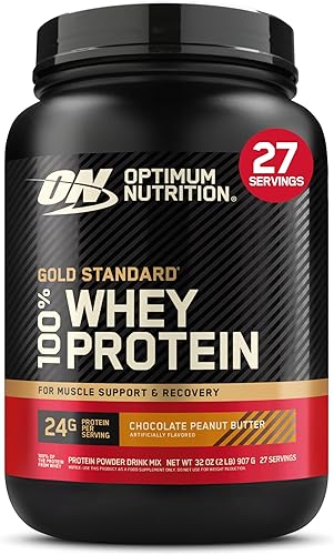 Vista 30 de Optimum Nutrition Gold Standard 100% proteína de suero en polvo, chocolate con leche extremo, 10 libras (el embalaje puede variar)