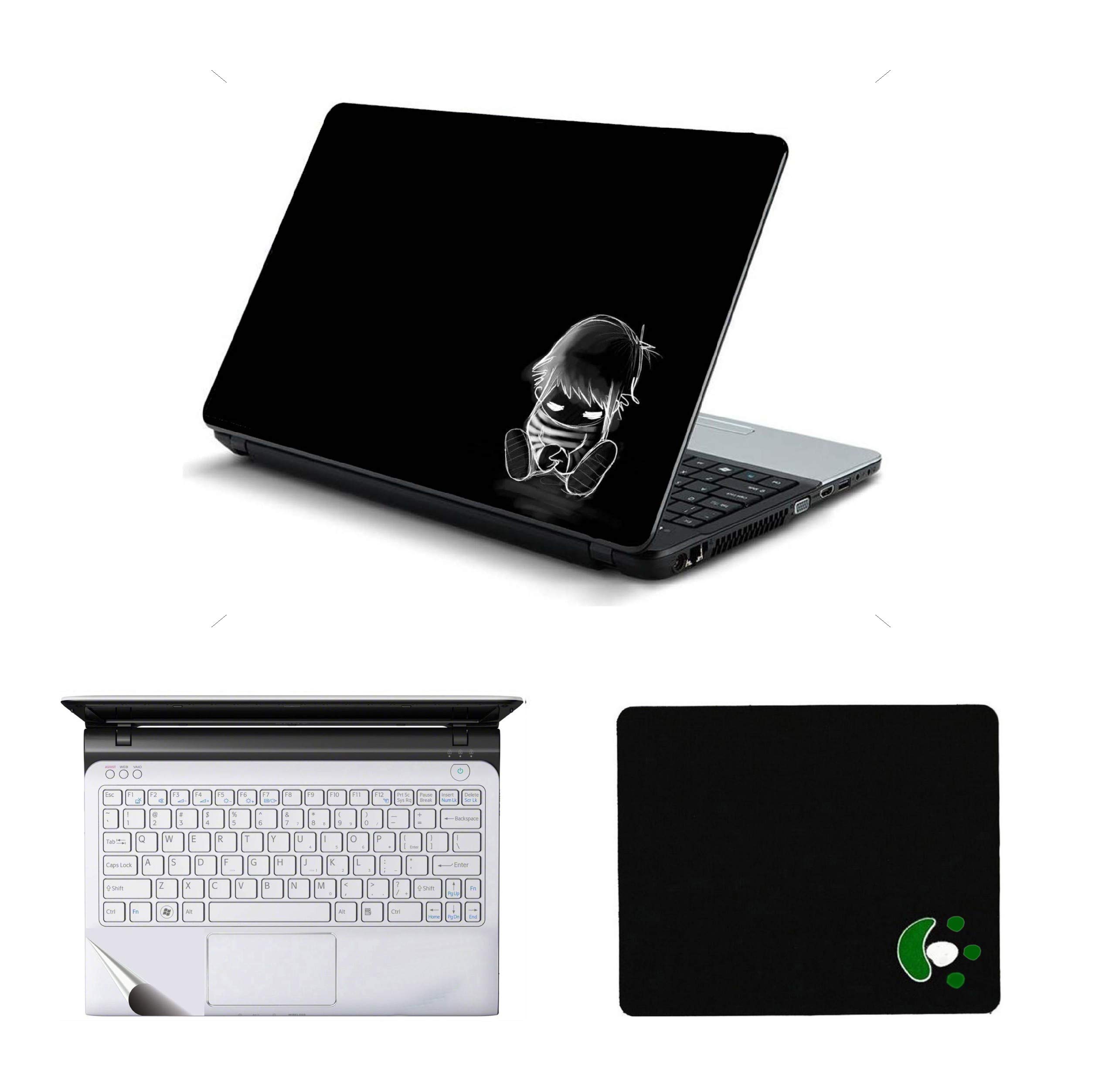 StickerKing 3in1 Laptop Accessories Combo 15.6 Inch Sad Boy Laptop Skins Stickers, Mouse Pad and Palmrest Skin for HP-DELL-Lenovo-Asus-Acer Laptops || Notebooks (B08P55T92H) Amazon Price History, Amazon Price Tracker