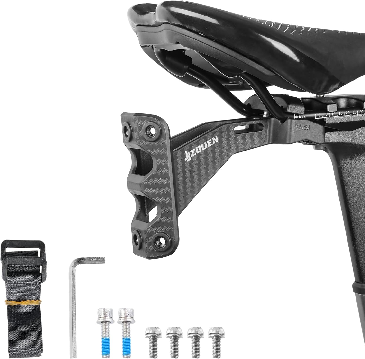 Bike Water Bottle Holder Saddle Adapter - Water Bottle Cages Under Seat Mount for Triathlon MTB Road Bike Accessories