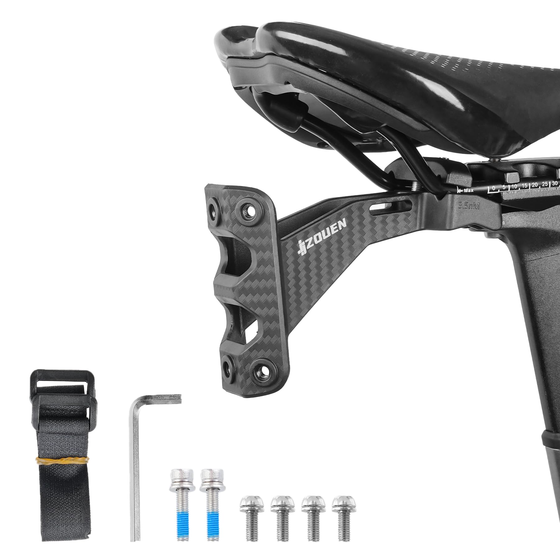 Bike Water Bottle Holder Saddle Adapter - Water Bottle Cages Under Seat Mount for Triathlon MTB Road Bike Accessories