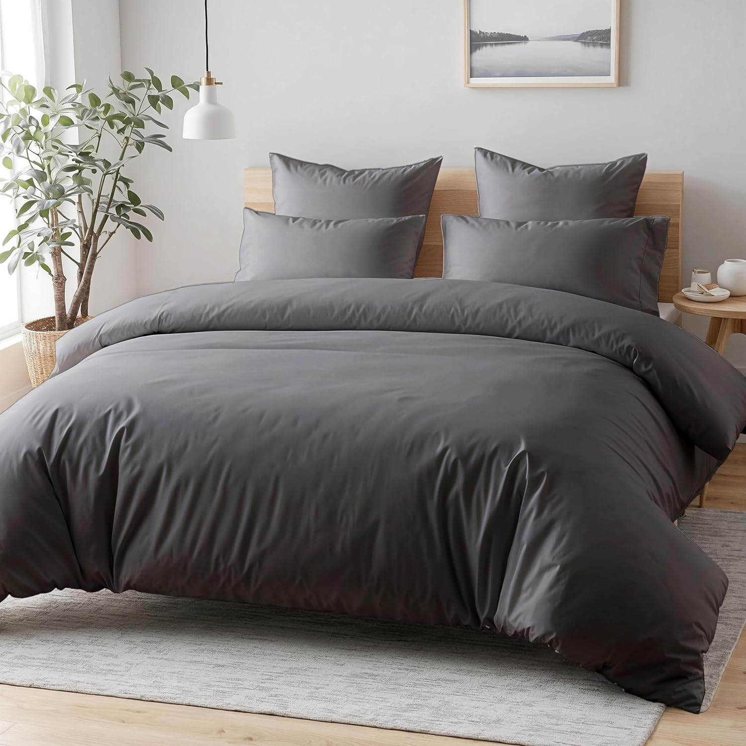 Cozyor Bettwäsche allergikergeeignet, weich mit robustem Reißverschluss, Mikrofaser