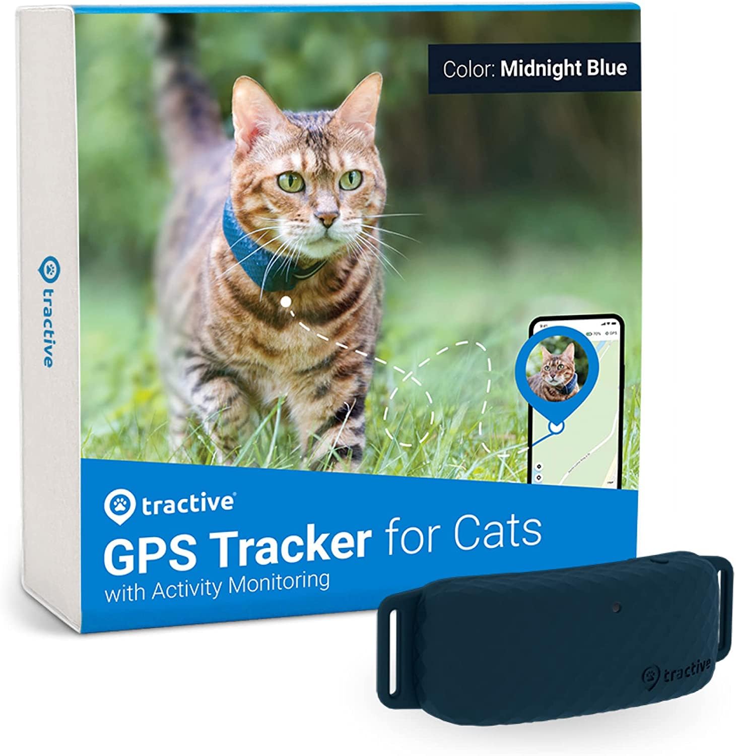 Tractive GPS Tracker & Health Monitoring for Cats (9 lbs+) - Market Leading Pet GPS Location Tracker | Wellness & Escape A... - Review, Price and Buying Guide