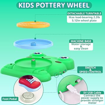 Bubble Solution & Pottery Wheel