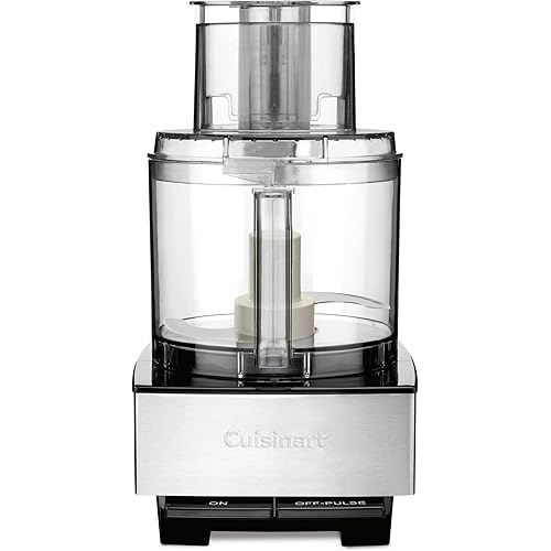 Cuisinart Food Processor, 14-Cup Vegetable Food Chopper for Mincing, Dicing, Shredding, Puree & Kneading Dough, 720-Watt Motor, Stainless Steel, DFP-14BCNY